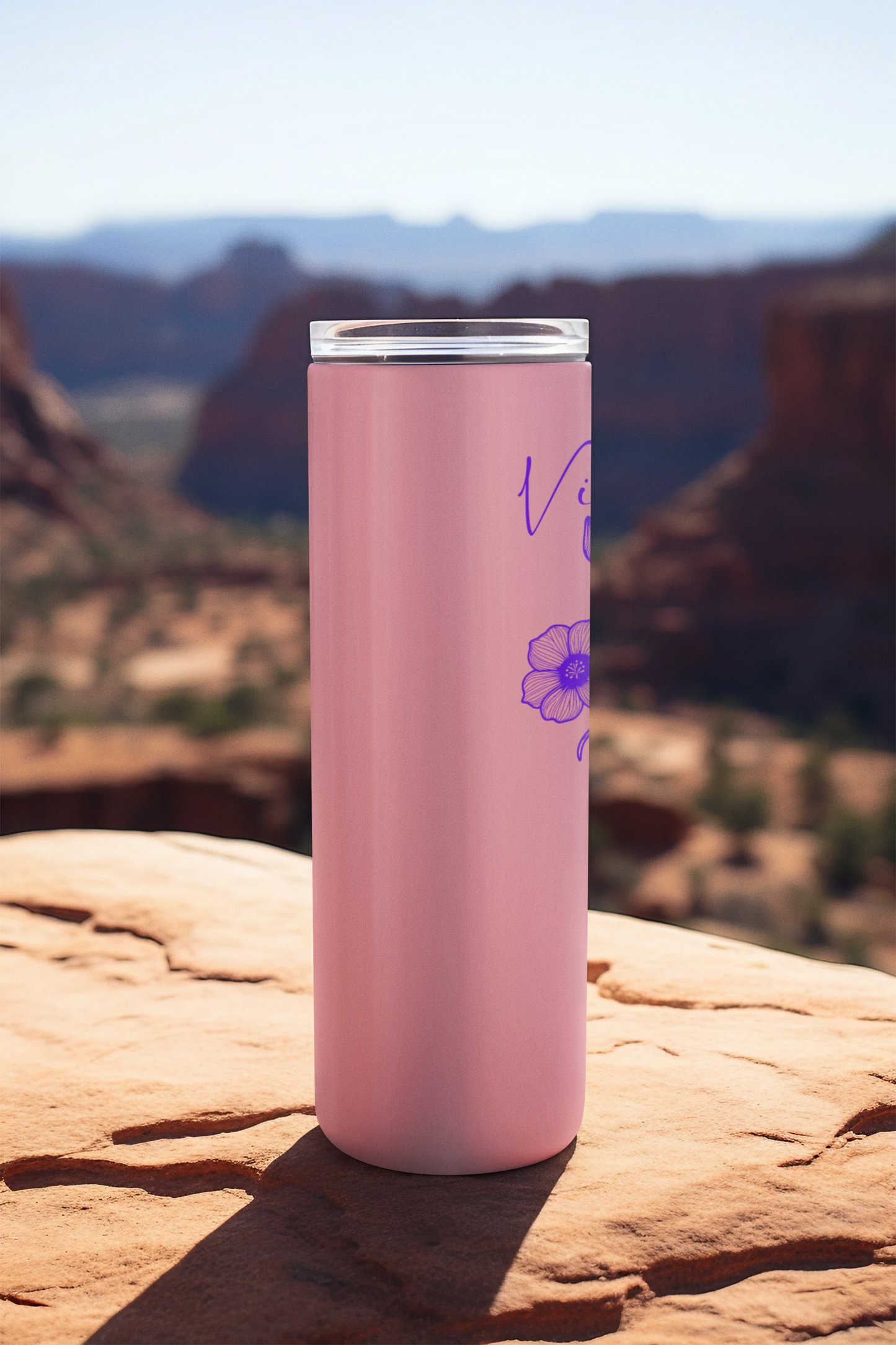 February Custom Monthly Blooms Tumblers-Celebrate with Floral Elegance for Every Month!