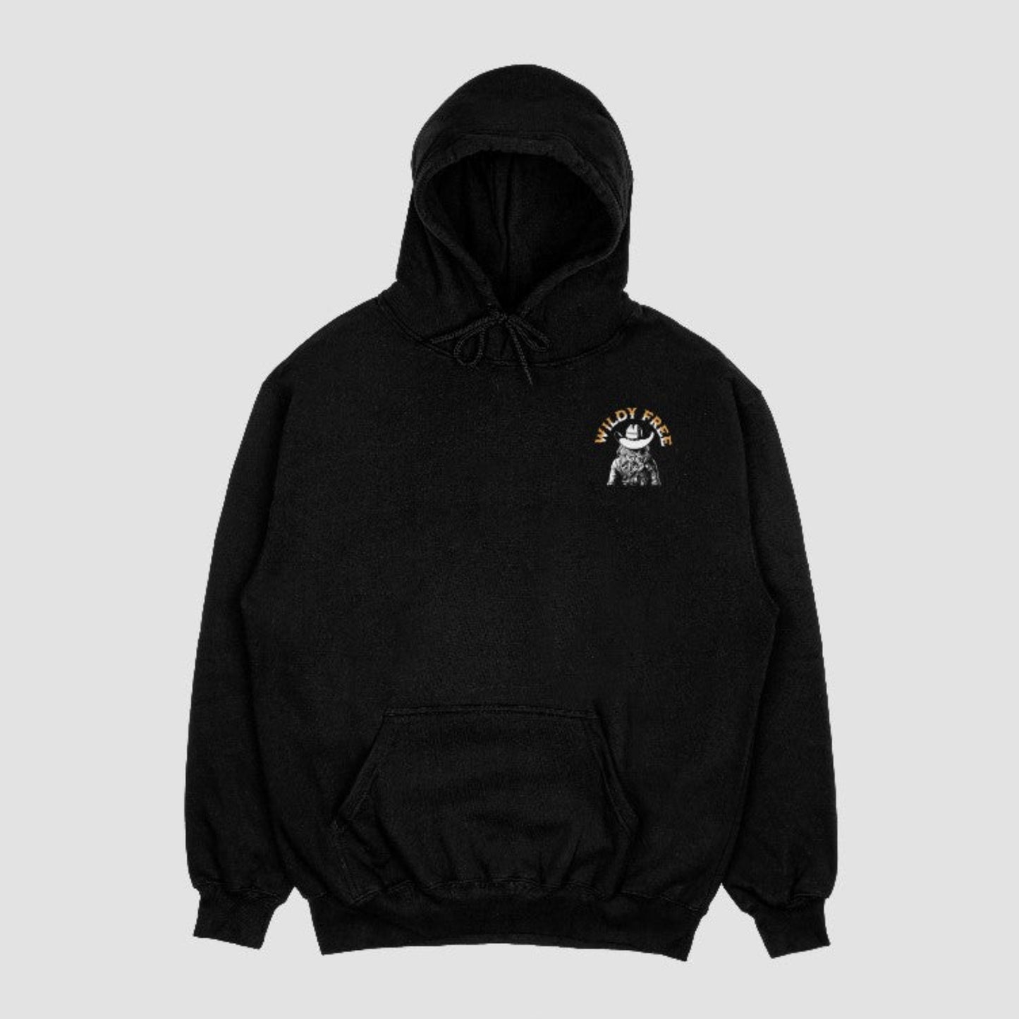 "Ride With Pride hoodie – back view showing plain design"