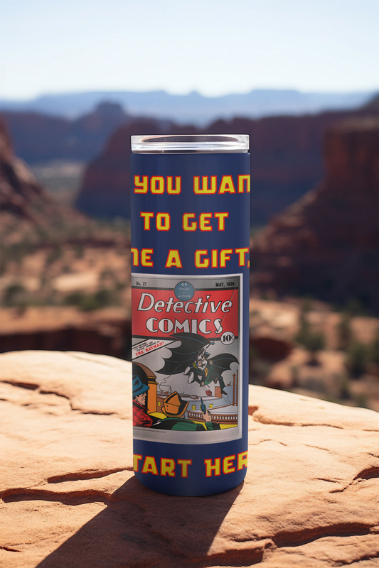 Heroic Hydration-Custom Comic Book Inspired 20oz Skinny Tumblers for Every Super Fan!