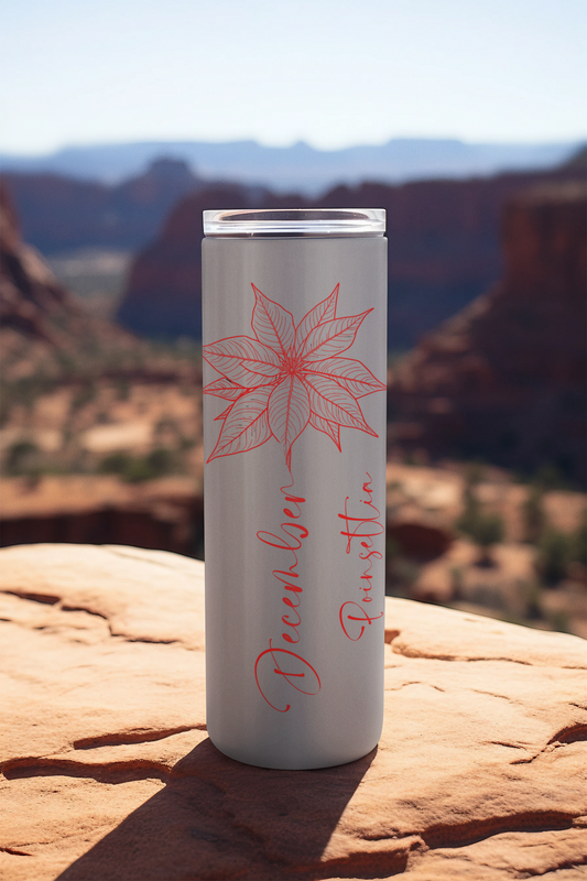 November Custom Monthly Blooms Tumblers-Celebrate with Floral Elegance for Every Month!