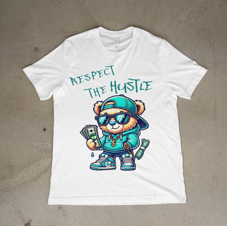 3J's Threads & Treasures-Custom Graphic Tee- RESPECT THE HUSTLE