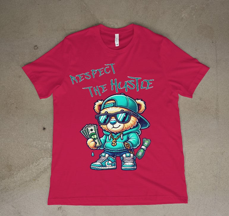 3J's Threads & Treasures-Custom Graphic Tee- RESPECT THE HUSTLE