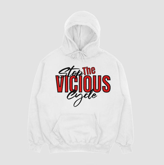 3J's Threads & Treasures-Custom Graphic Hoodie- STOP THE VICIOUS CYCLE